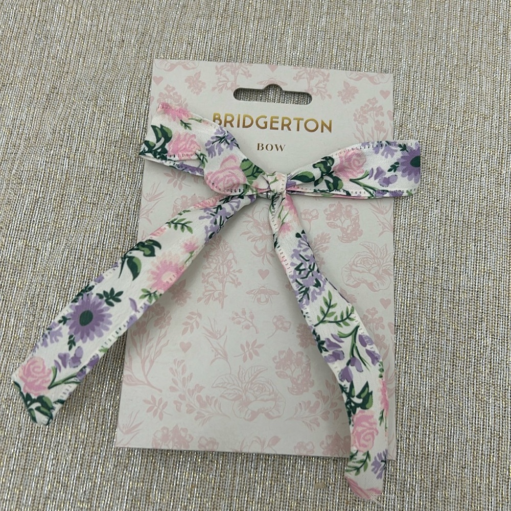 Bridgerton Floral Bow
